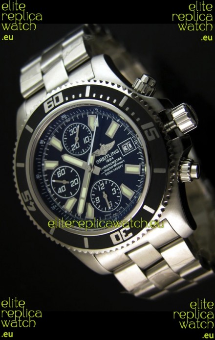 Breitling SuperOcean Abyss Swiss Chronograph Replica Watch - 1:1 Mirror Replica - 44MM White Markers
