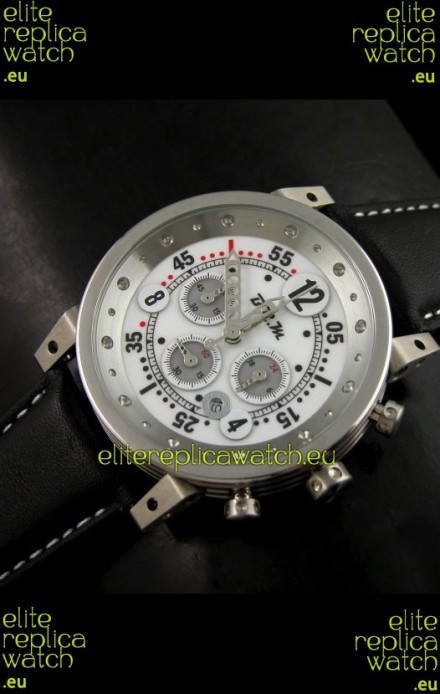 B.R.M.0011G6 Japanese Replica Quartz Watch in White Dial