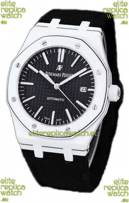 Audemars Piguet Royal Oak Ref.15400 Forged Carbon Casing Watch Black Dial in 1:1 Mirror Replica