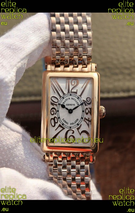 Franck Muller Long Island Pink Gold Swiss Watch in Swiss Quartz Movement