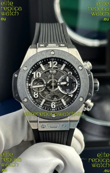 Hublot Super Clone Unico Titanium Watch in Ceramic Bezel 42MM 