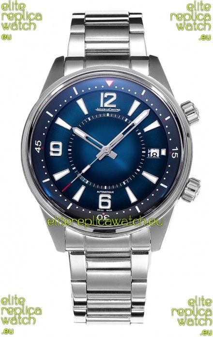 Jaeger LeCoultre Polaris Date Blue Dial Steel Strap 1:1 Mirror Replica Watch 42MM