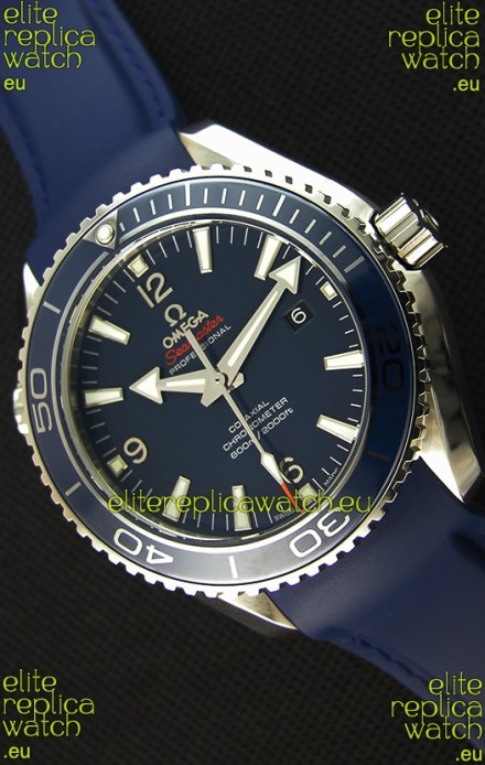 Omega Seamaster Planet Ocean Swiss Blue Strap Replica 45MM 1:1 Ultimate Edition Watch 