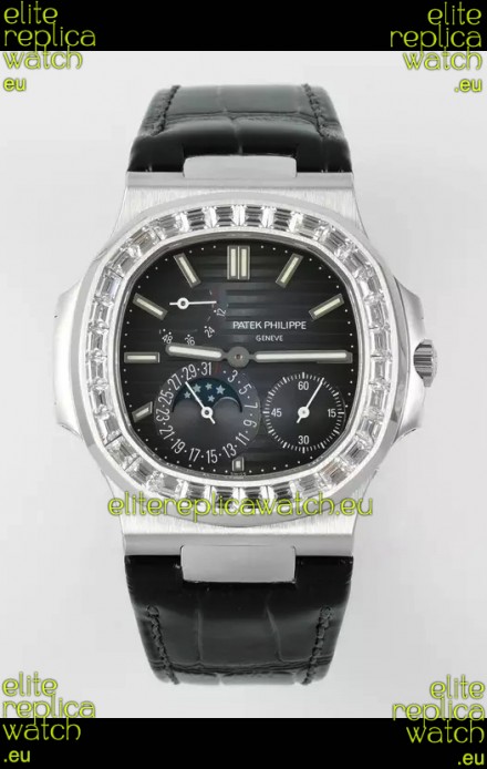 Patek Philippe Nautilus 5712/1A 1:1 Quality Swiss Replica Watch in Blue Dial