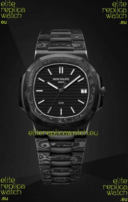 Patek Philippe Nautilus 5711 DiW Edition Ceramic/Carbon 1:1 Mirror Swiss Replica Watch