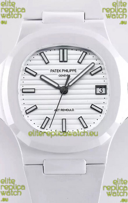 Patek Philippe Nautilus 5711 AET Remould White Edition Swiss Replica Watch 