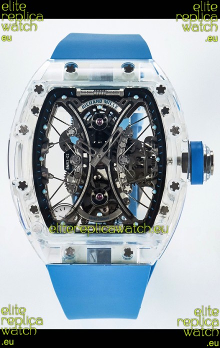 Richard Mille Super Clone RM53-01 Pablo Mac Donough Sapphire Casing with Original Tourbillon Movement