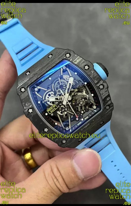 Richard Mille RM35-02 Rafael Nadal Carbon Fiber Casing with Genuine Tourbillon Super Clone Watch