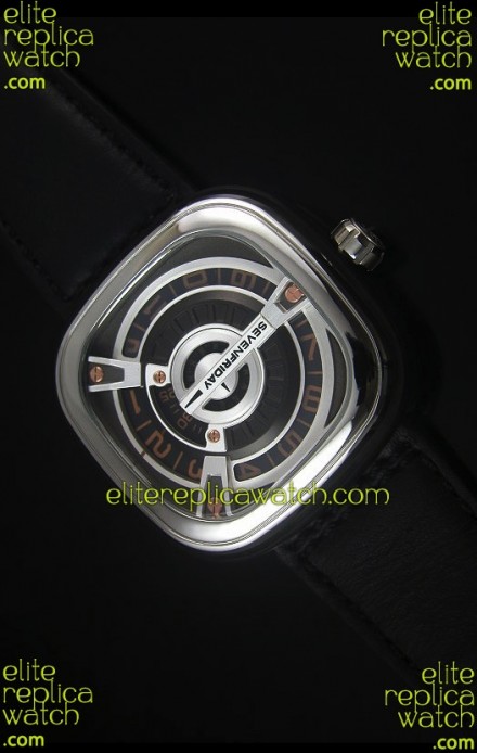 SevenFriday M2-2 Stainless Steel Watch with Miyota 8215 Movement