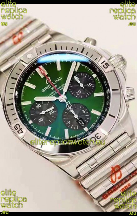 Breitling Chronomat B01 42 Edition Swiss 904L Steel Casing Green Dial 1:1 Mirror Replica Watch
