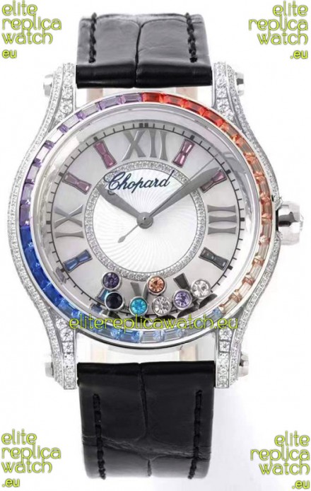 Chopard Happy Sport Swiss Automatic Replica Watch - Steel Casing - 36MM Wide 
