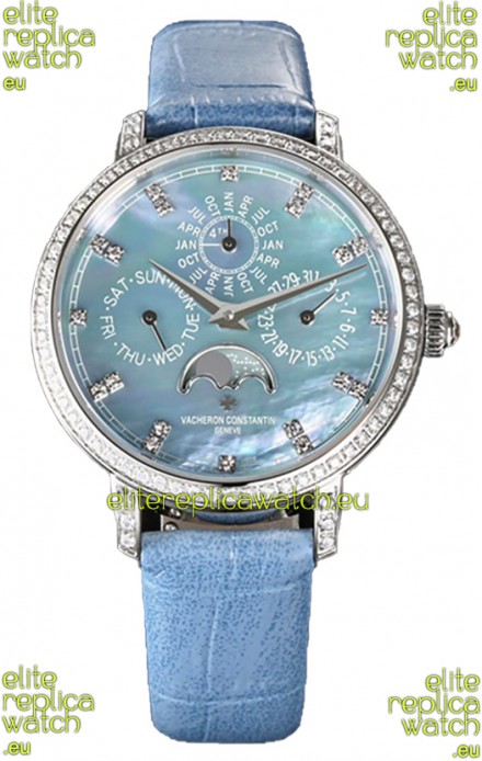 Vacheron Constantin Traditionelle Perpetual Calendar Ultra-Thin White Gold Plating