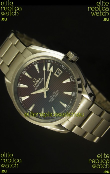 Omega Seamaster Aqua Terra Co-Axial Swiss Watch Black Dial