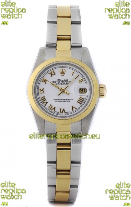 Rolex DateJust - Two Tone Lady Swiss Replica Watch