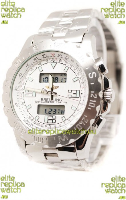 Breitling Chronograph Chronometre Replica Steel Watch 