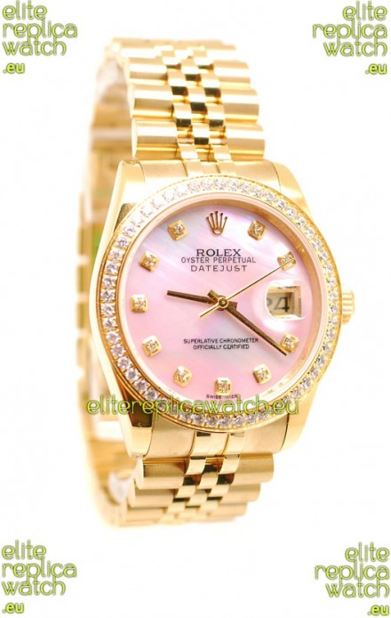 Rolex Datejust 2011 Edition Japanese Replica Gold Watch