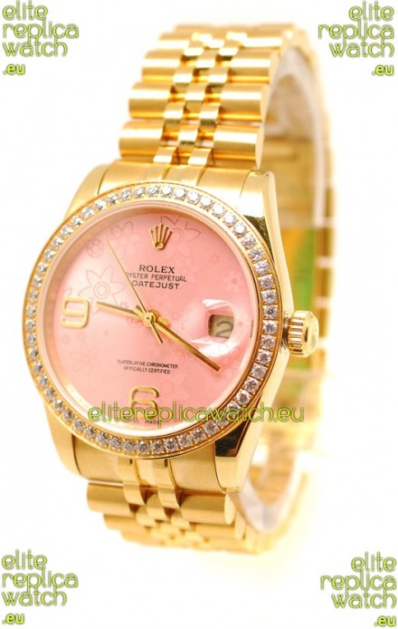 Rolex Datejust Floral Motif 2011 Edition Japanese Replica Watch