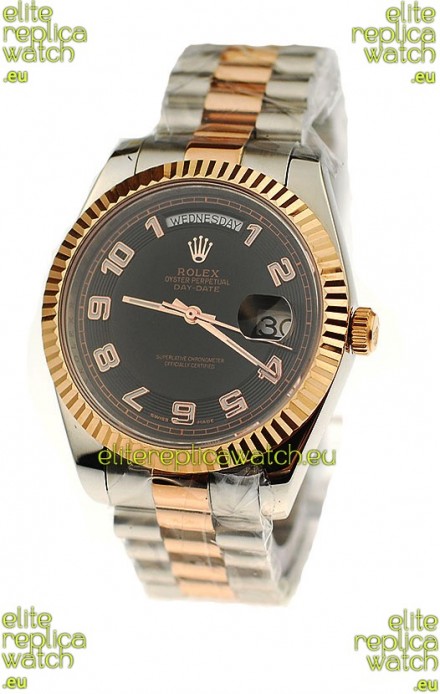 Rolex Day Date Two Tone Swiss Replica Watch