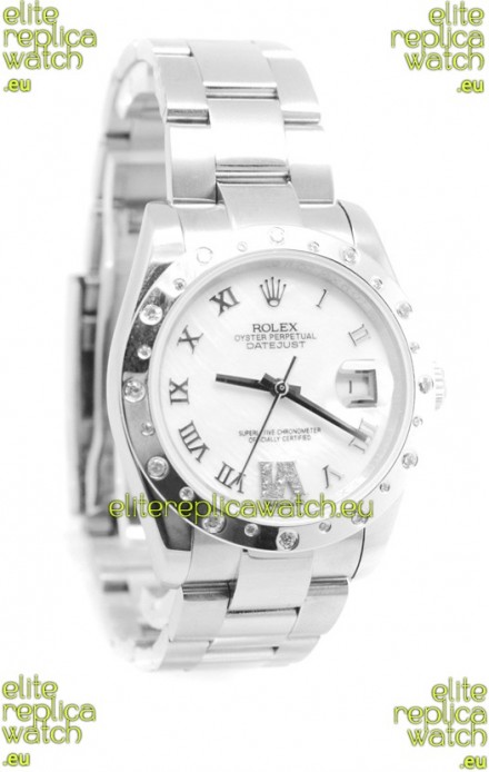 Rolex DateJust Mid-Sized Swiss Replica Watch