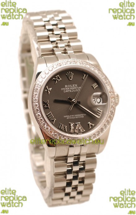 Rolex Oyster Perpetual Datejust Diamonds VI Swiss Replica Watch -36MM