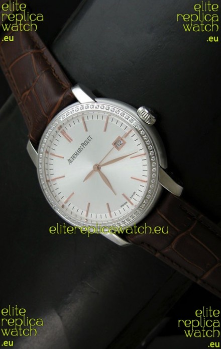 Audemars Piguet Jules Classic Swiss Automatic Watch in White Dial