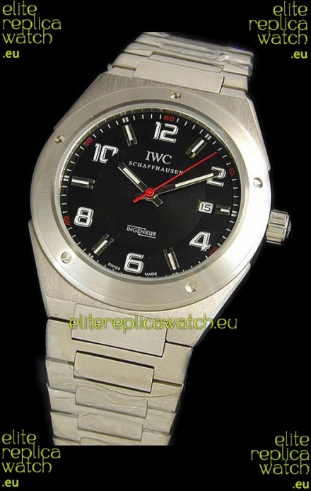 IWC Ingenieur Swiss Watch in Black Dial