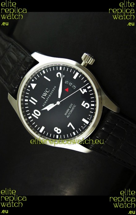 IWC MARK XVII Swiss Replica Watch in Steel Casing - 1:1 Mirror Replica - Original IWC Dial Used