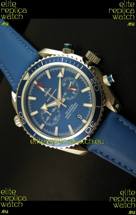 Omega Seamaster The Planet Ocean Japanese Replica Watch in Blue