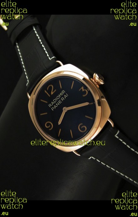 Panerai Radiomir Special Ed Watch - Pink Gold Case - 1:1 Mirror Replica