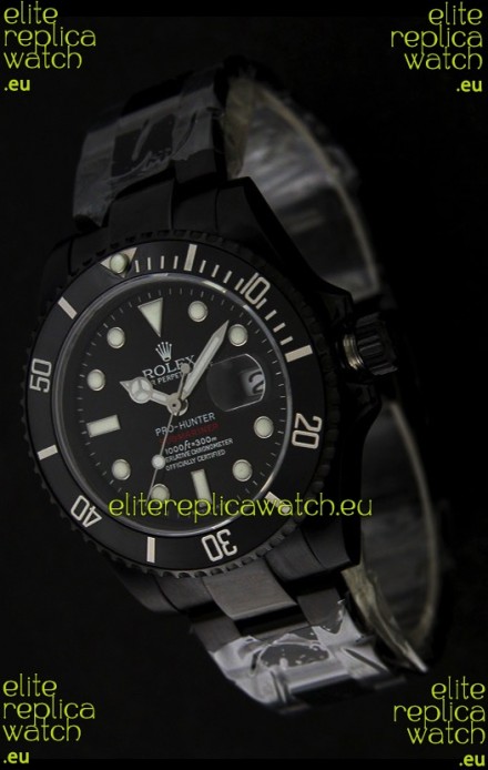 Rolex Submariner Pro Hunter Swiss PVD Watch in Ceramic Bezel