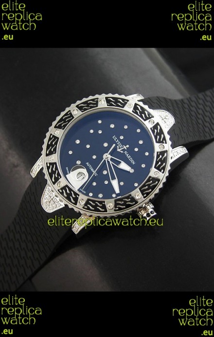 Ulysse Nardin Lady Diver Swiss Automatic Watch in Black Dial