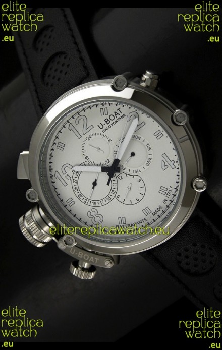 U-Boat Flightdeck Rattrapante Japanese Automatic Watch in Steel Casing