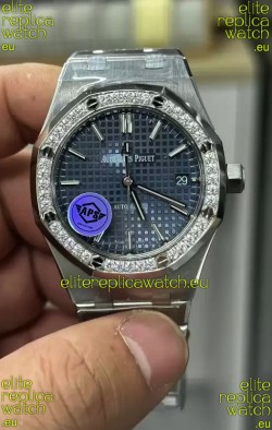 Audemars Piguet Royal Oak 37MM Blue Dial Watch in 3120 Movement - 1:1 Mirror Replica