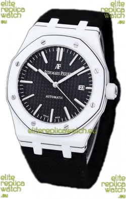 Audemars Piguet Royal Oak Ref.15400 Forged Carbon Casing Watch Black Dial in 1:1 Mirror Replica