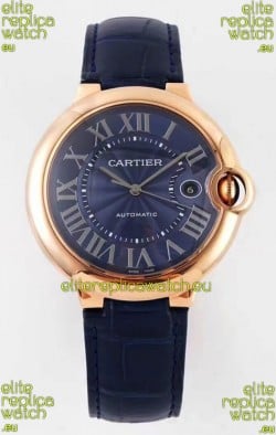 Ballon De Cartier Swiss Automatic 1:1 Mirror Quality 42MM in Rose Gold Casing