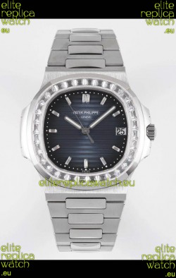 Patek Philippe Nautilus 5711/1A Blue Dial 1:1 Mirror Swiss Replica Watch in 904L Steel 