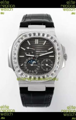 Patek Philippe Nautilus 5712/1A 1:1 Quality Swiss Replica Watch in Grey Dial