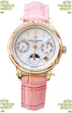 Patek Philippe Grand Complications Ladies First Perpetual Calendaer Rose Gold Swiss Replica Watch 