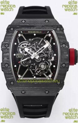 Richard Mille RM35-01 Rafael Nadal Carbon Fiber Casing with Genuine Tourbillon Super Clone Watch