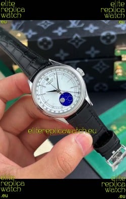 Rolex Cellini Moonphase 904L Stainless Steel REF# 50535 Swiss Replica Watch