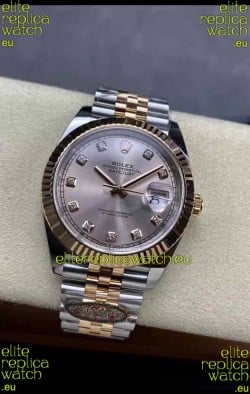 Rolex Datejust Cal.3235 Movement 1:1 Mirror Replica 904L Steel 41MM - Two Tone Rose Gold 