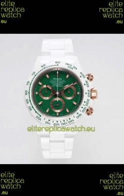 Rolex Daytona AET Remould Green Dial Full Ceramic Strap Watch in Cal.4130 Movement