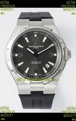 Vacheron Constantin Overseas 1:1 Mirror Swiss Replica Watch in Grey Dial - Rubber Strap