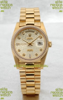 Rolex Day Date Gold Swiss Replica Watch