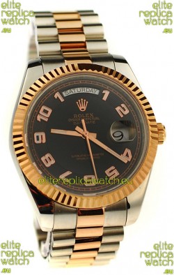 Rolex Day Date Two Tone Swiss Replica Watch 