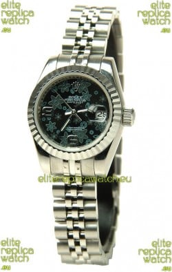 Rolex Floral Motif Datejust Ladies Replica Watch