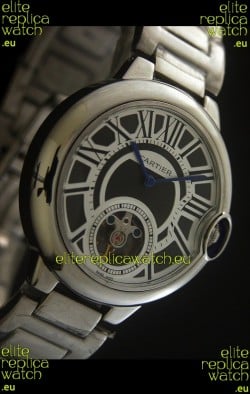Cartier Ballon de Japanese Replica Watch in Black layerd Dial
