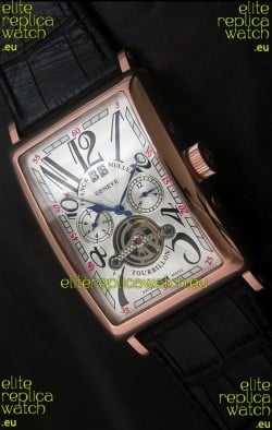 Franck Muller Tourbillon Japanese Replica Watch in White Dial