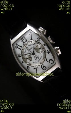 Franck Muller Casa Blanca Japanese Replica Watch in White Dial