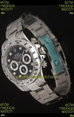 Rolex Daytona Japanese Replica Watch in Black Dial